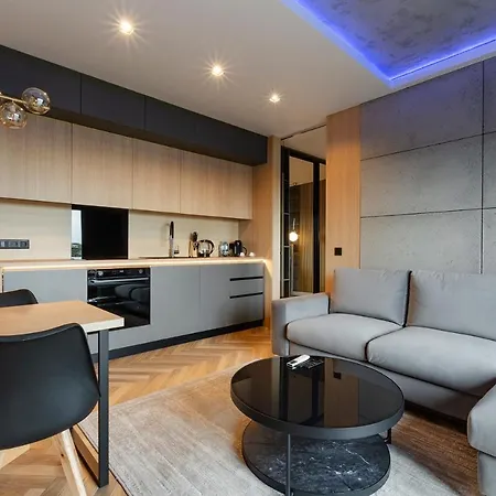 Sky Home- Wood Penthouse -manufaktura, Parking, Klimatyzacja, Dostęp Na Kod * Łódź