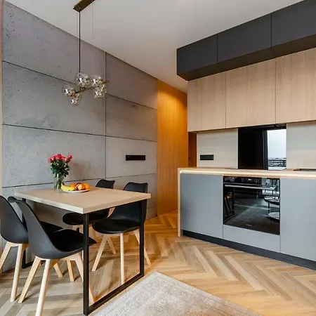 Apartament Sky Home- Wood Penthouse -manufaktura, Parking, Klimatyzacja, Dostęp Na Kod Łódź