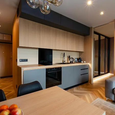 Appartement Sky Home- Wood Penthouse -manufaktura, Parking, Klimatyzacja, Dostep Na Kod