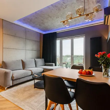 Apartament Sky Home- Wood Penthouse -manufaktura, Parking, Klimatyzacja, Dostęp Na Kod Łódź