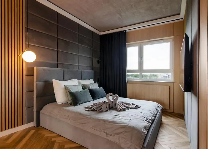 Διαμέρισμα Sky Home- Wood Penthouse -manufaktura, Parking, Klimatyzacja, Dostep Na Kod *