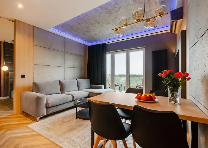 Διαμέρισμα Sky Home- Wood Penthouse -manufaktura, Parking, Klimatyzacja, Dostep Na Kod Λοτζ